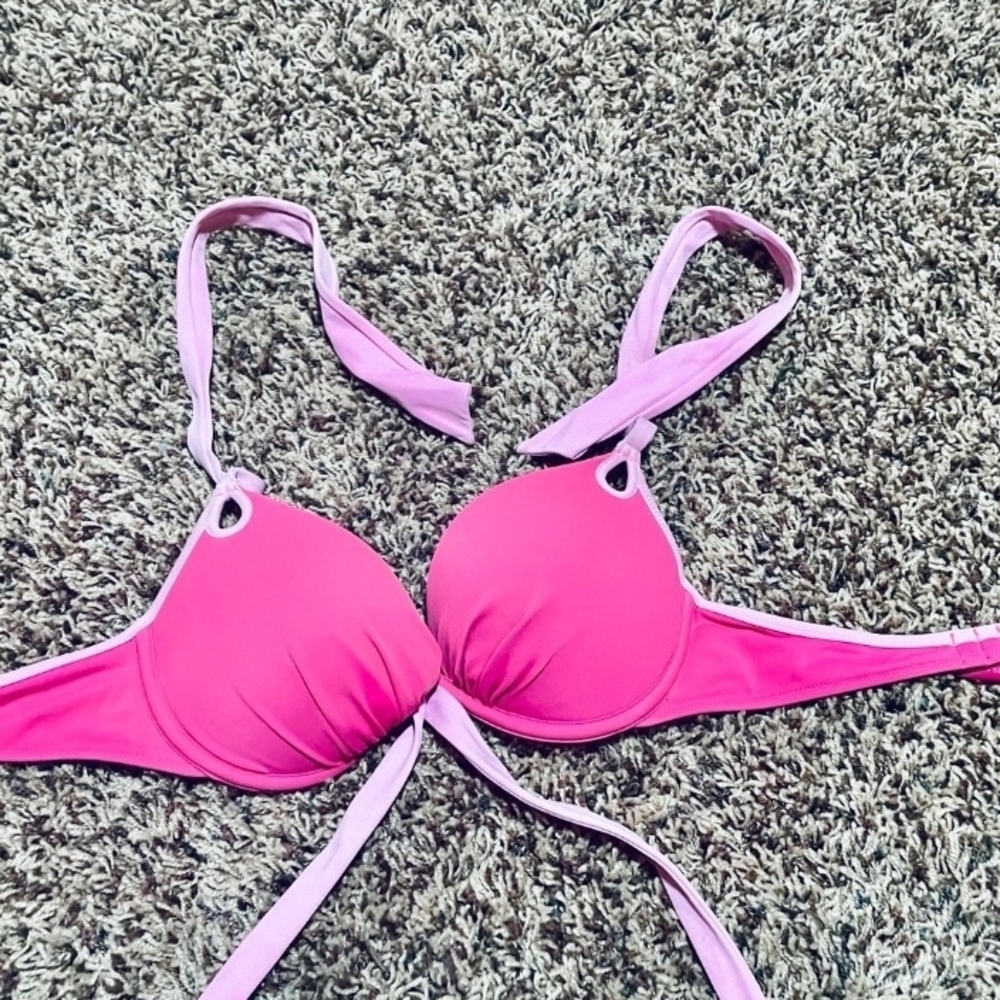 Victoria's Secret Vibrant Pink Bikini Top